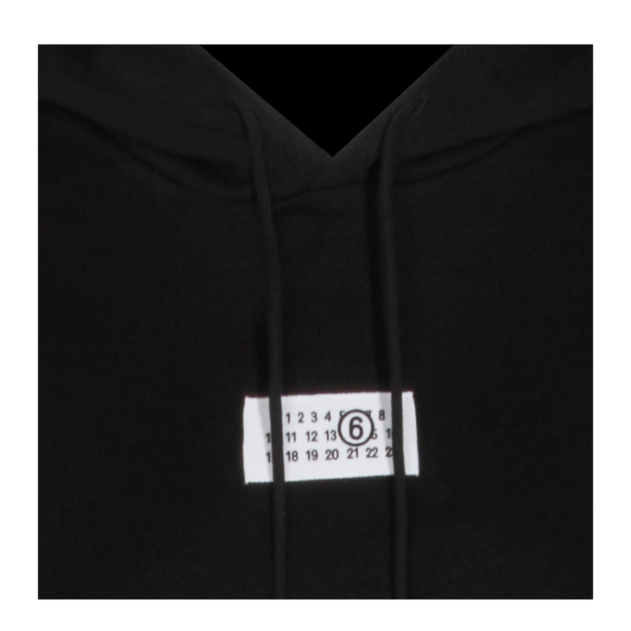 Black Cotton Hoodie