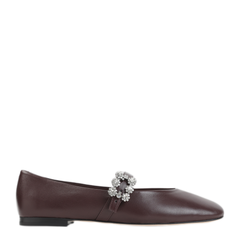 Efflorescence Strap Ballerina Flats