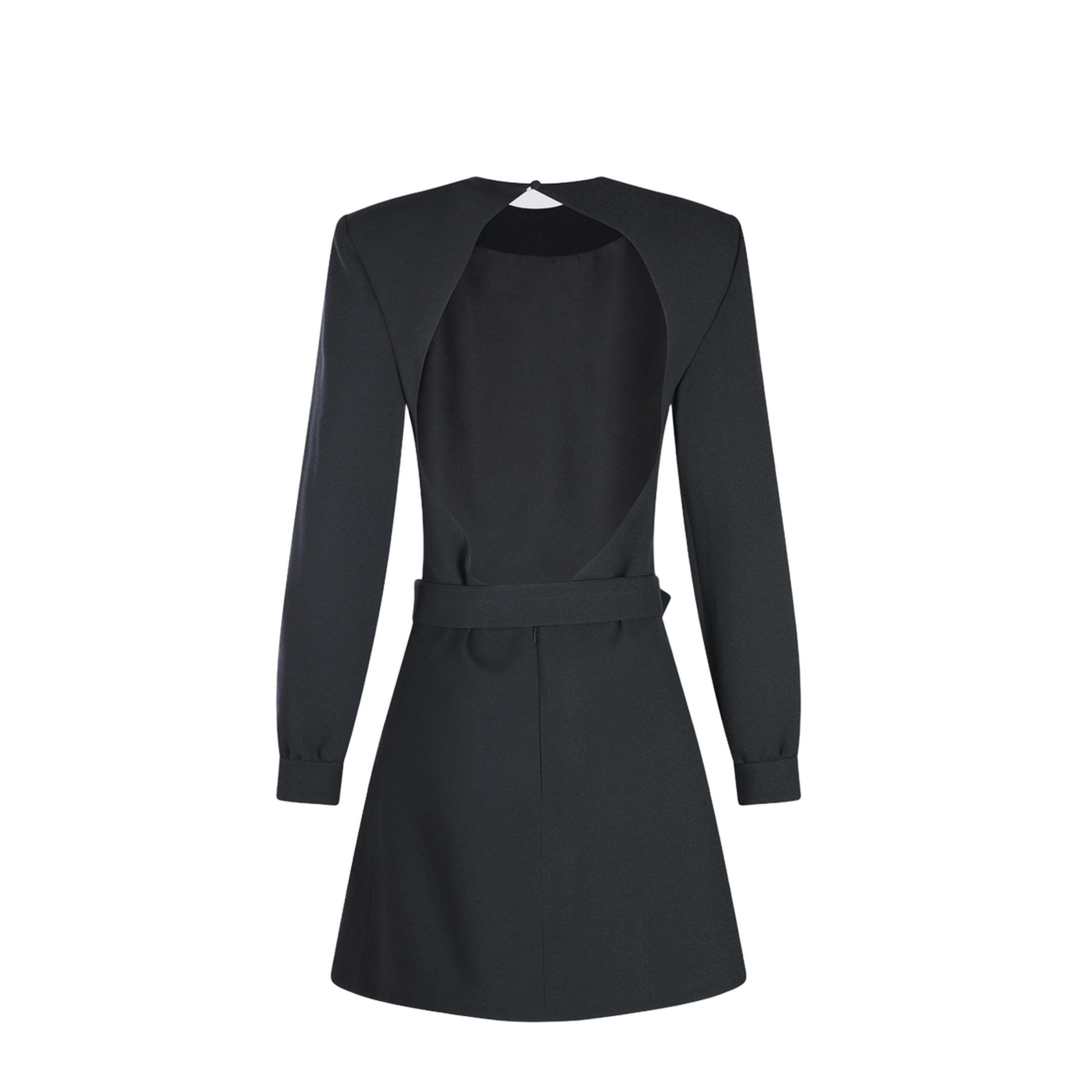 Backless Mini Dress Black