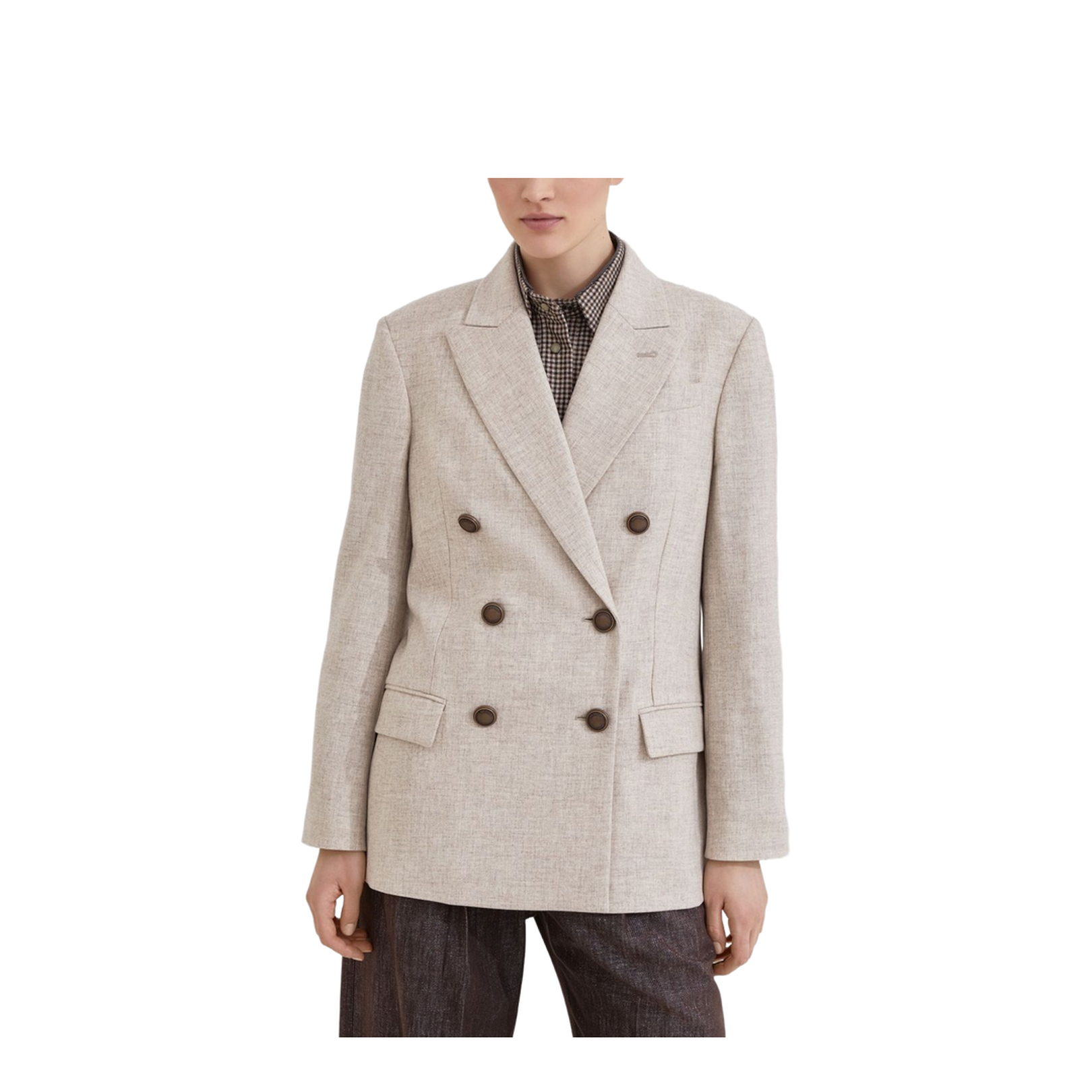 Wool Double-Breasted Jacket