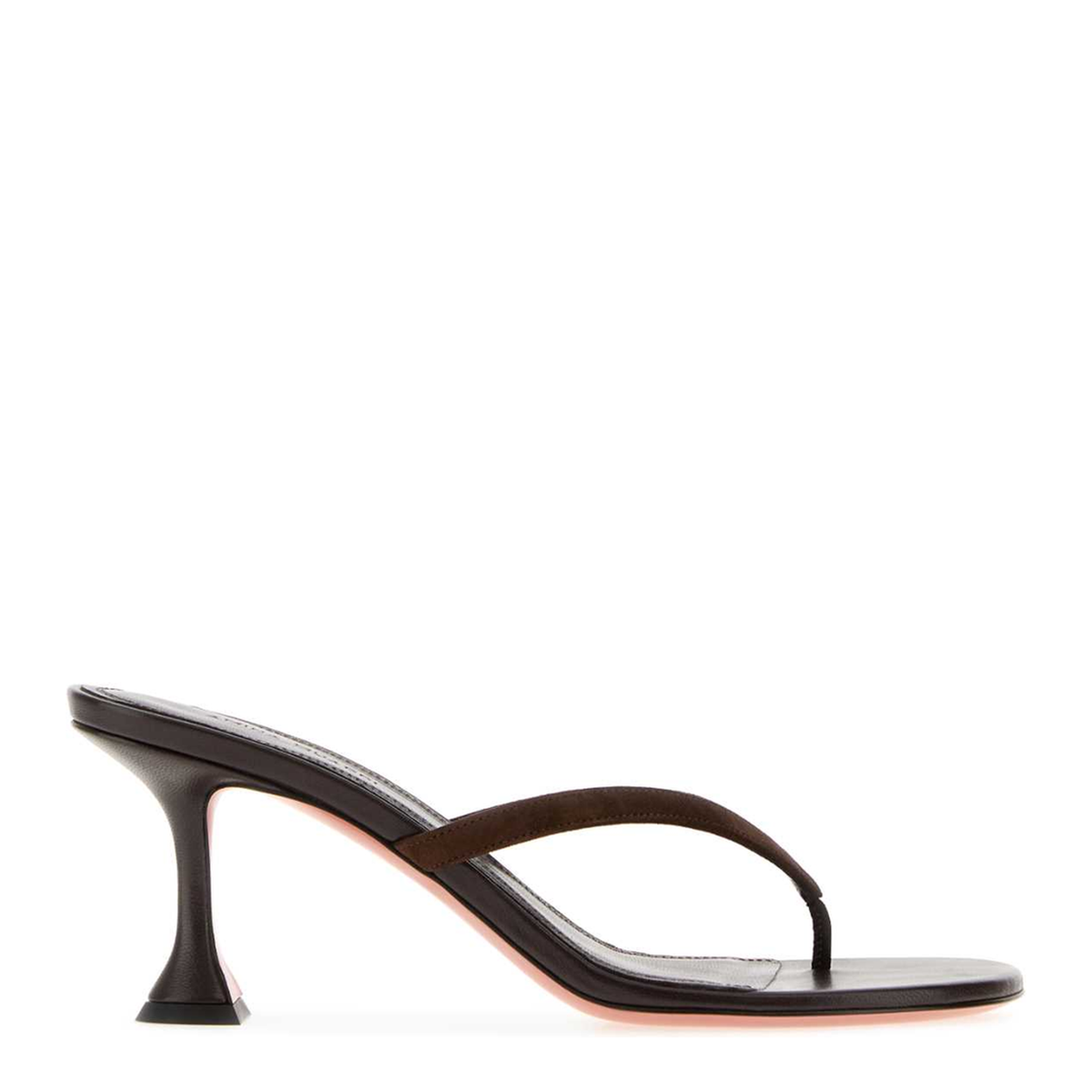 MAYFEYR - Amina Muaddi - Juliette Thong 70 Coffee Sandals - JULIETTETHONG70COFFEE