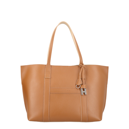 Script Shopping Bag Medium Brown