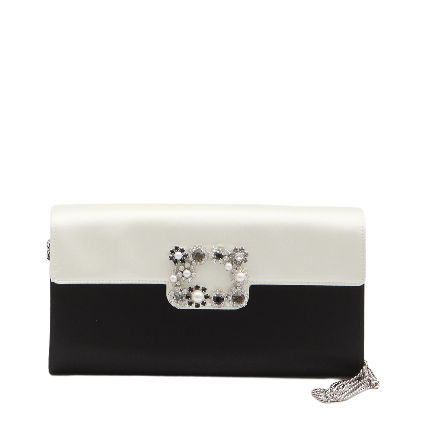 Envelope Flap Flower Buckle Clutch