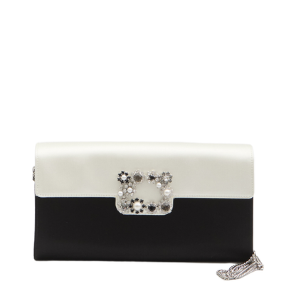 Envelope Flap Flower Buckle Clutch