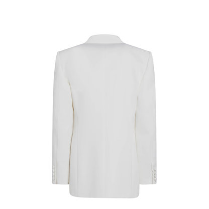 Double Breasted Wool Gabardine Coat