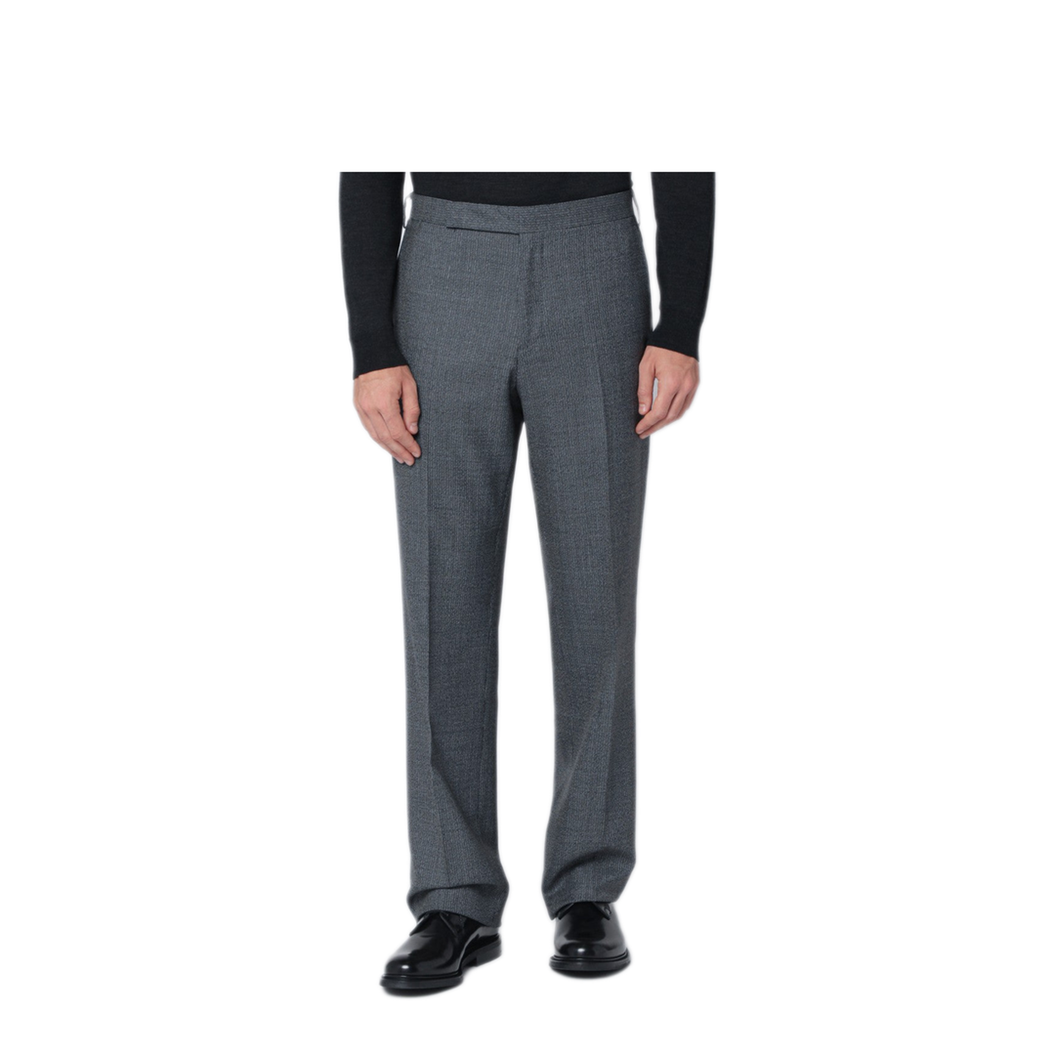 MAYFEYR - Lardini - Grey Wool Trousers - AAPALUAAIF65424930