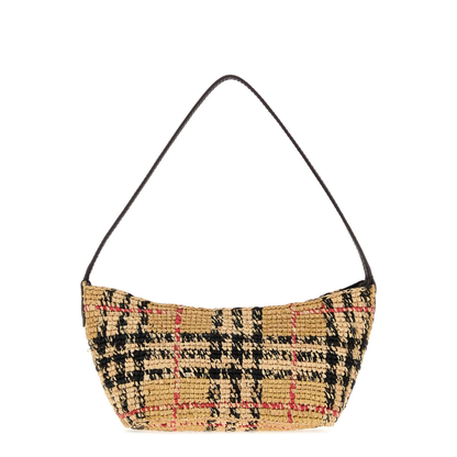 MAYFEYR - Burberry - Embroidered Raffia Mini Margate Shoulder Bag - 8128852B9368