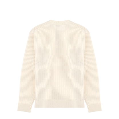 Ribbed Knit with Fox Patch