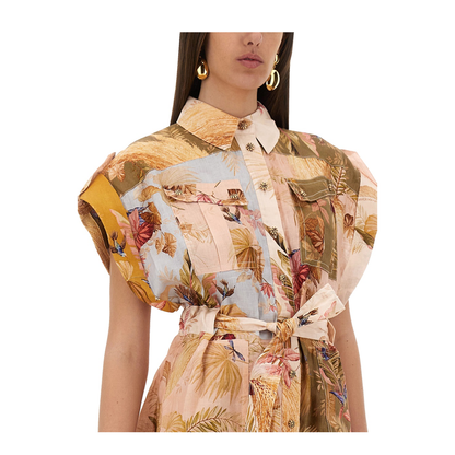 Ascension Linen Playsuit