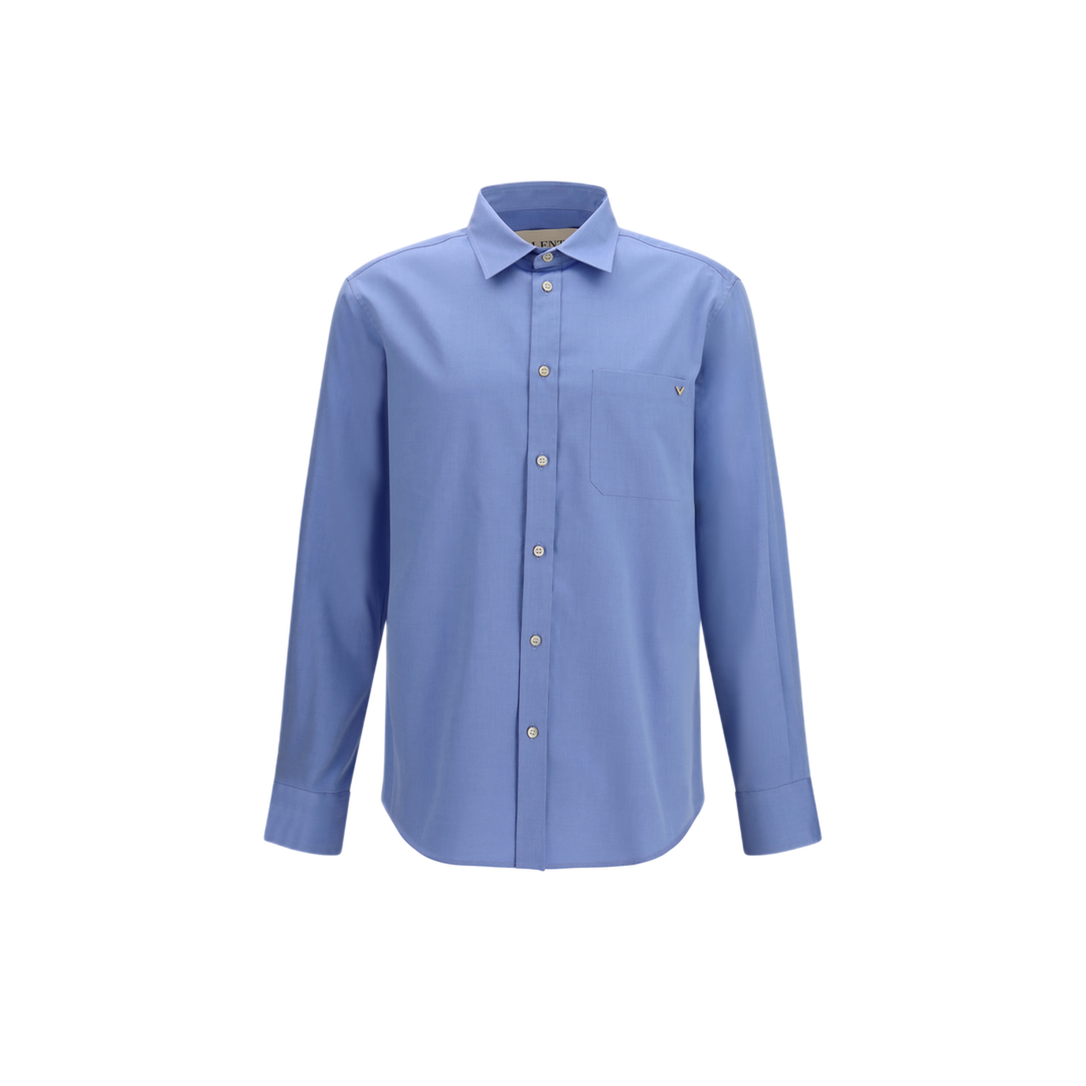 MAYFEYR - Valentino - Lightweight Cotton Shirt With Vgold - 8V0ABB84BH20DX