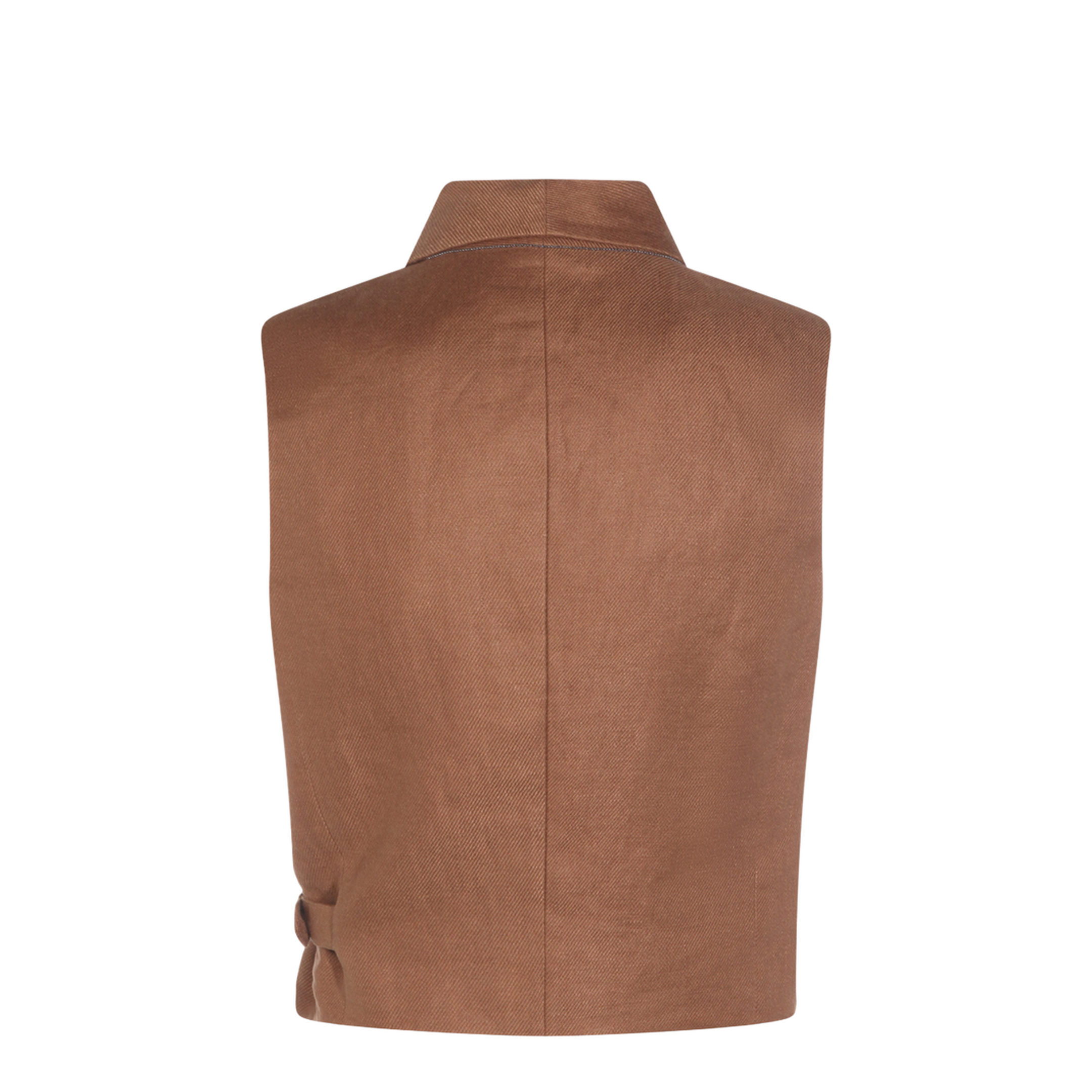 Women's Linen Top Brown