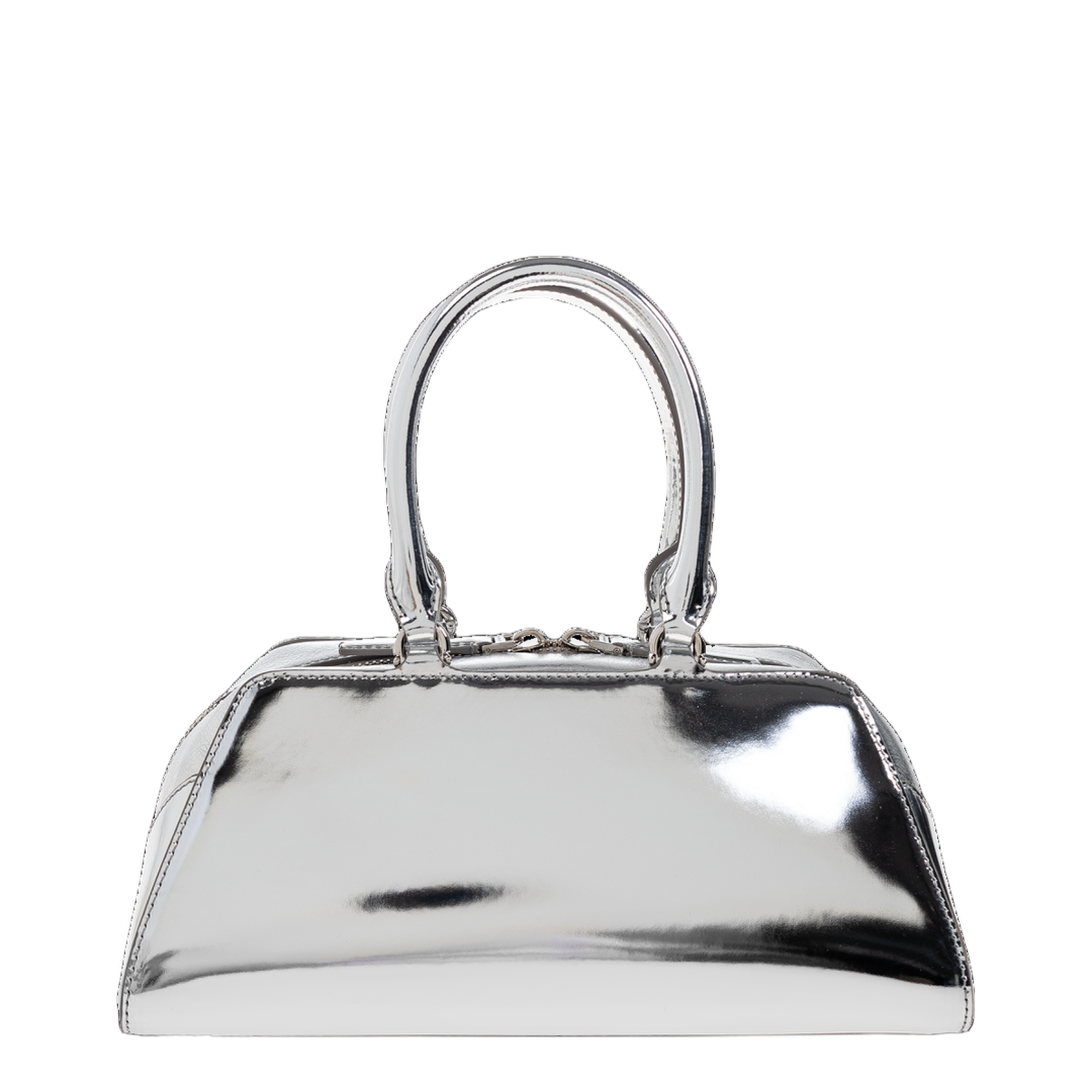 Small Antigona East-West Bag in Laminated Leather