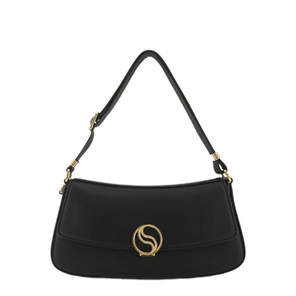 MAYFEYR - Stella Mccartney - Black Alter Mat Shoulder Bag - 7B0025WP01091000