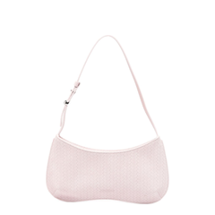 Le Bisou Calf Leather Shoulder Bag - Light Pink