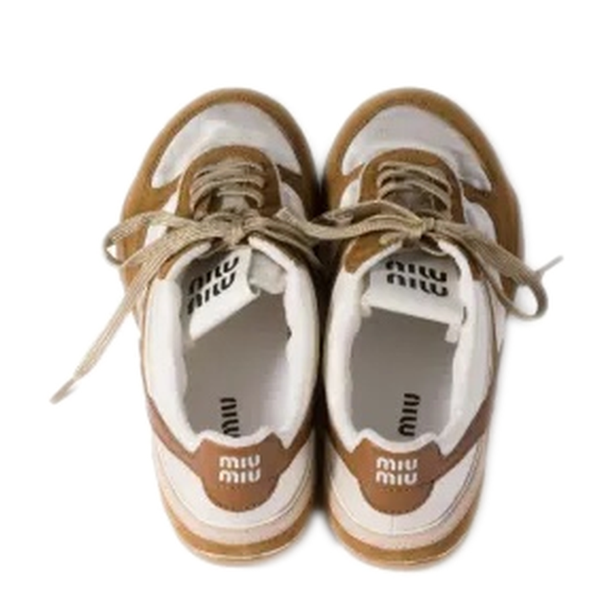 MAYFEYR - Miu Miu - Two-Tone Tech Fabric And Suede Gymnasium Sneakers - 5E428EFA00571LF0TBK