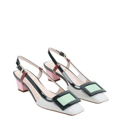 MAYFEYR - Roger Vivier - Lacquered Buckle 45 Pumps - RVW00625601D1P