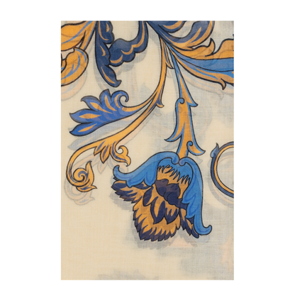 Paisley Pattern Silk Blend Scarf