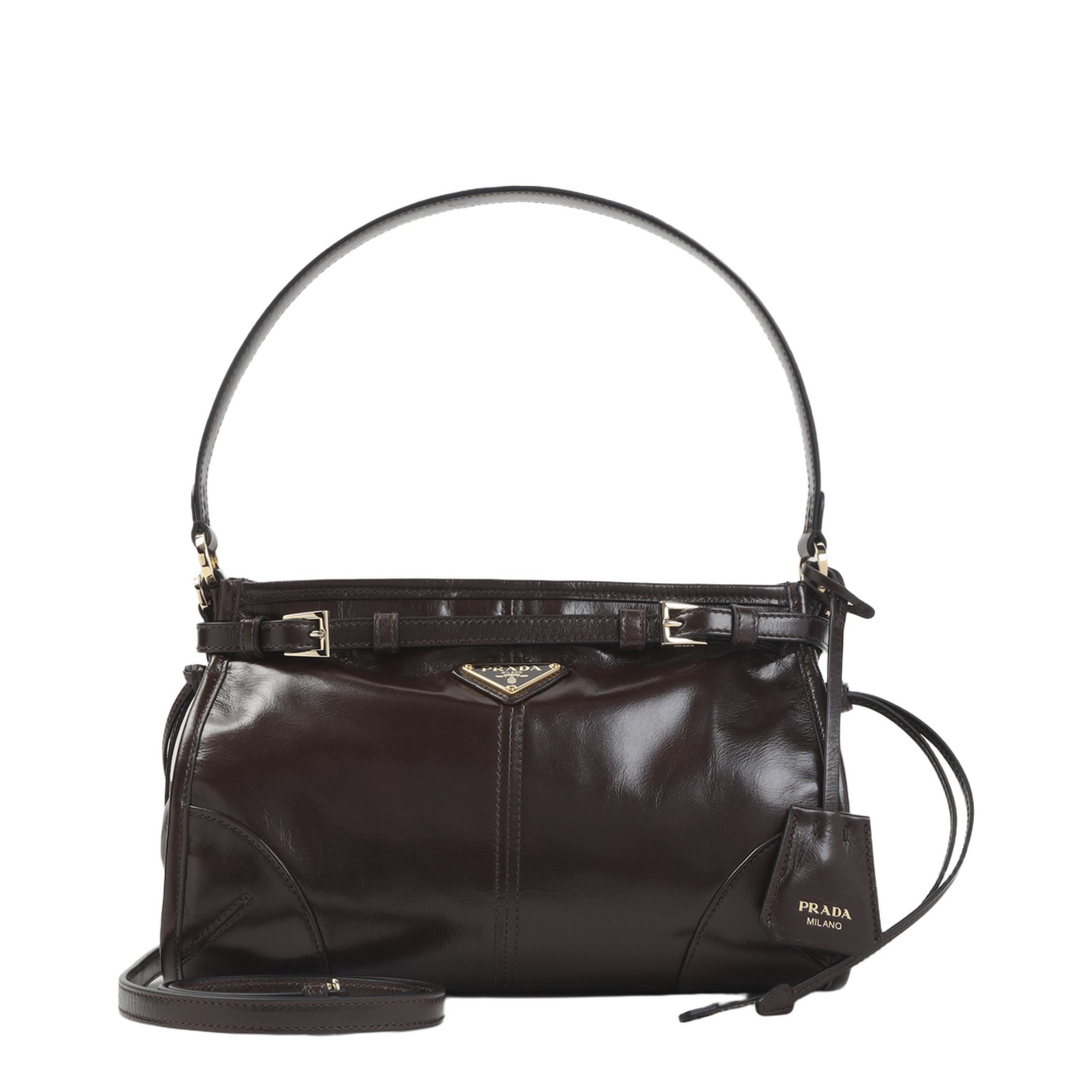 MAYFEYR - Prada - Bonnie Small Leather Bag - 1BC297VOOM2CYRF01D6