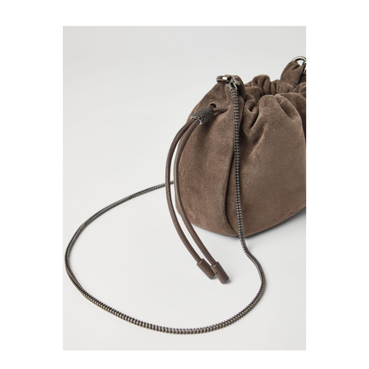 Suede Leather Shoulder Bag