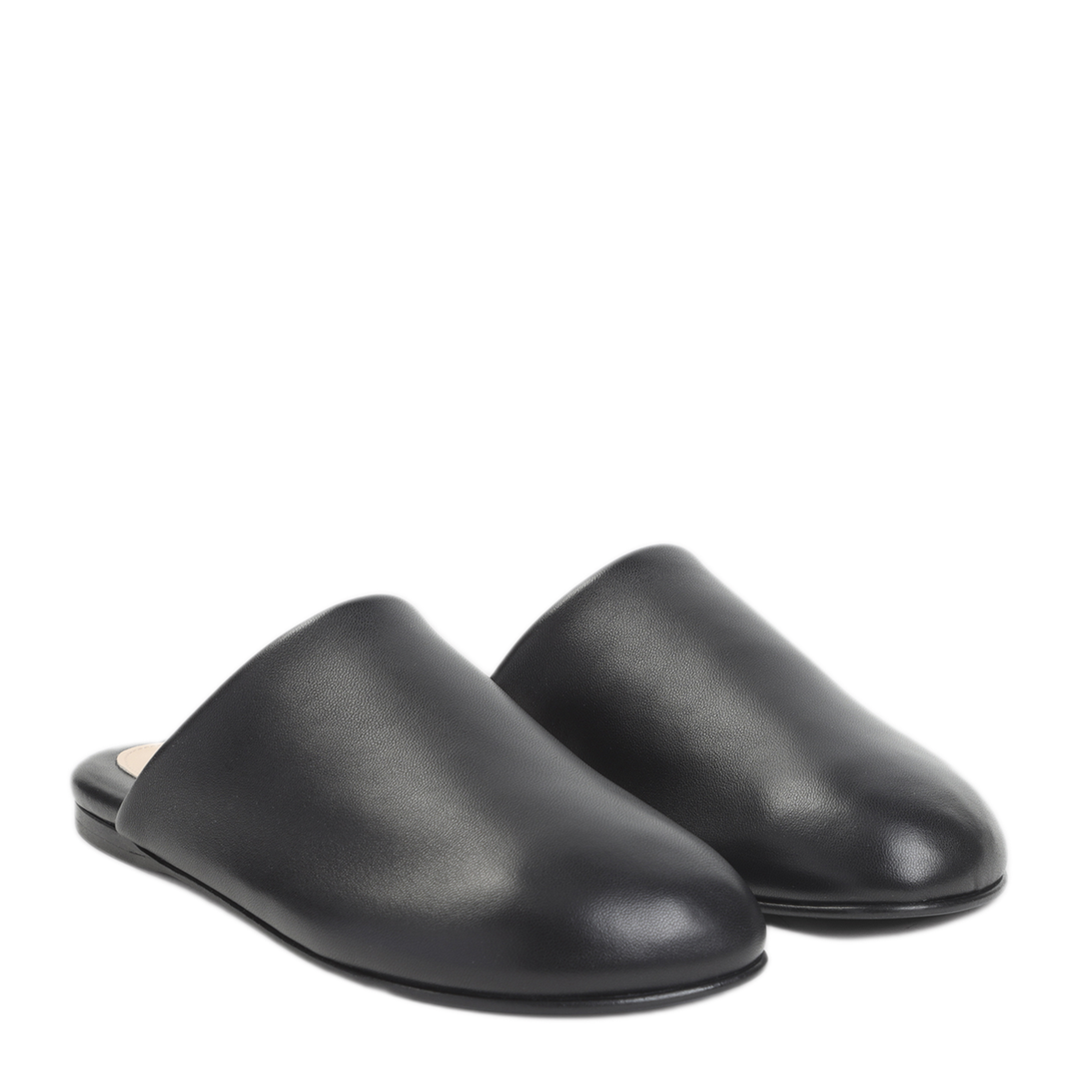 MAYFEYR - CARVEN - Black Lamb Leather Mules - 6252161185N999