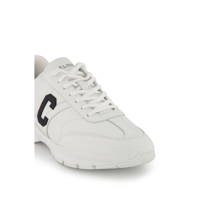 Runner CR-02 Low Lace-Up Sneaker in Calfskin