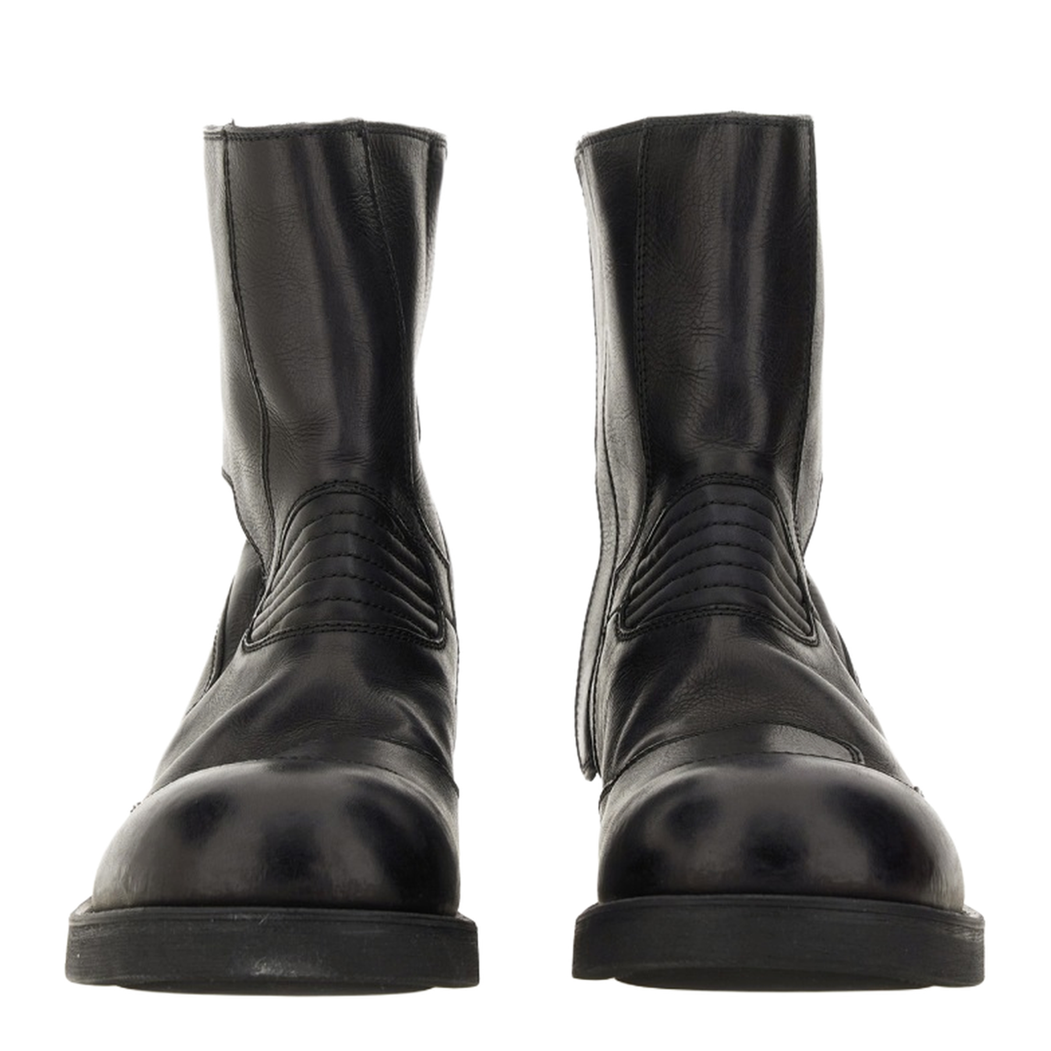 Leather Biker Boot