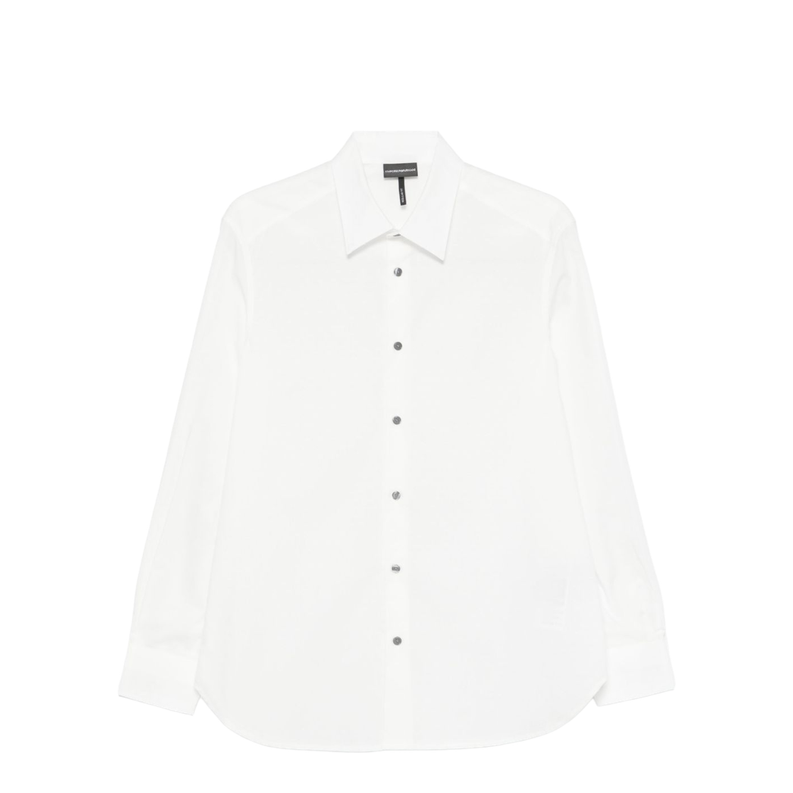 Cotton Shirt with All-Over Jacquard Logo