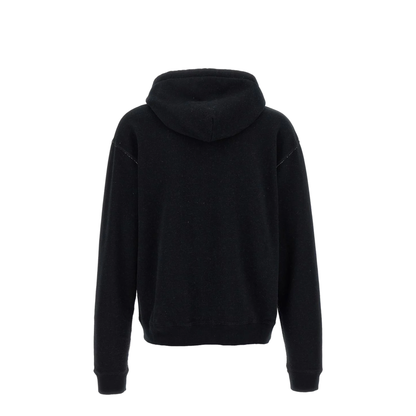 Printed Hoodie Black