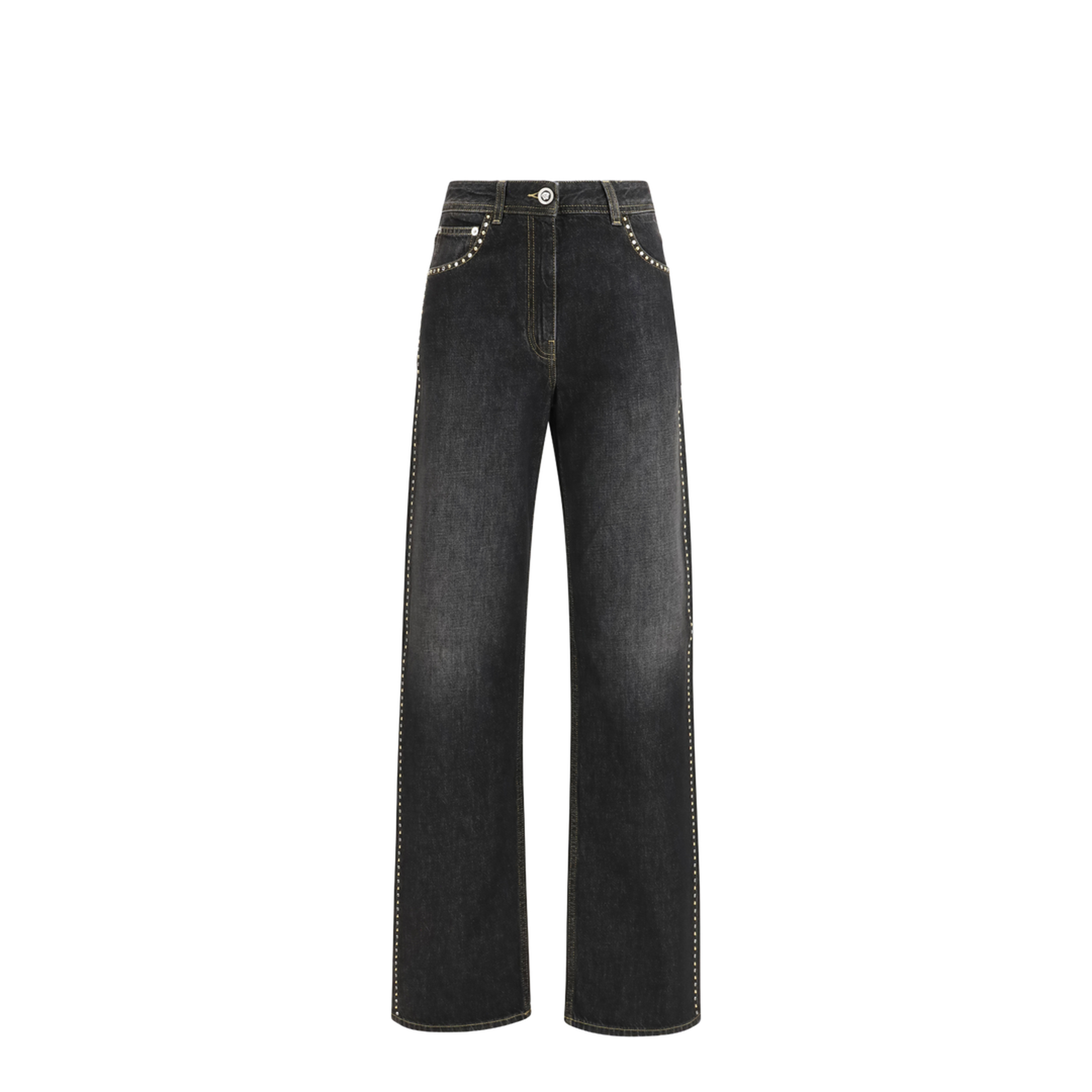 MAYFEYR - Versace - Straight Jeans With Studs - 10224521A16477
