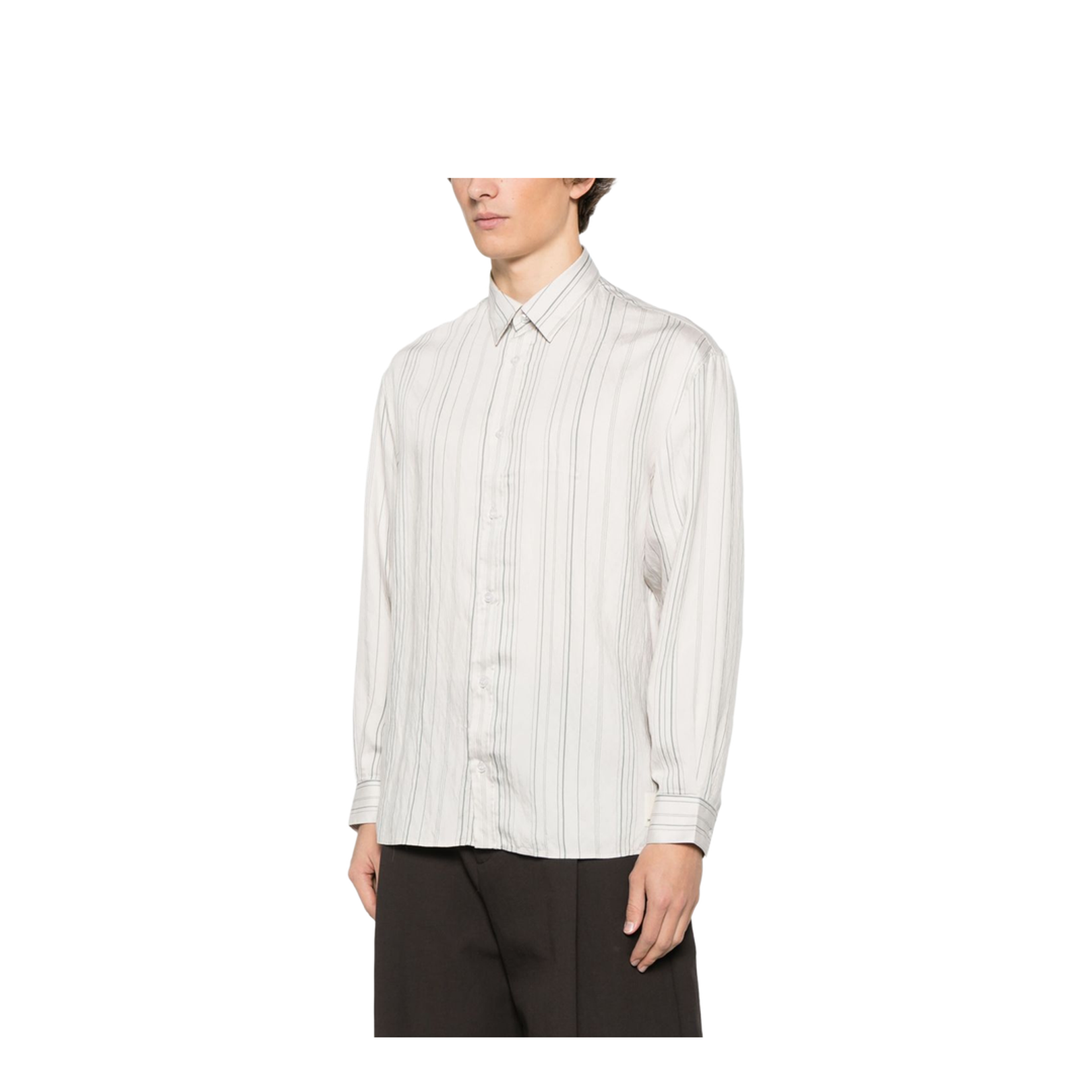 Grey Striped Shirt