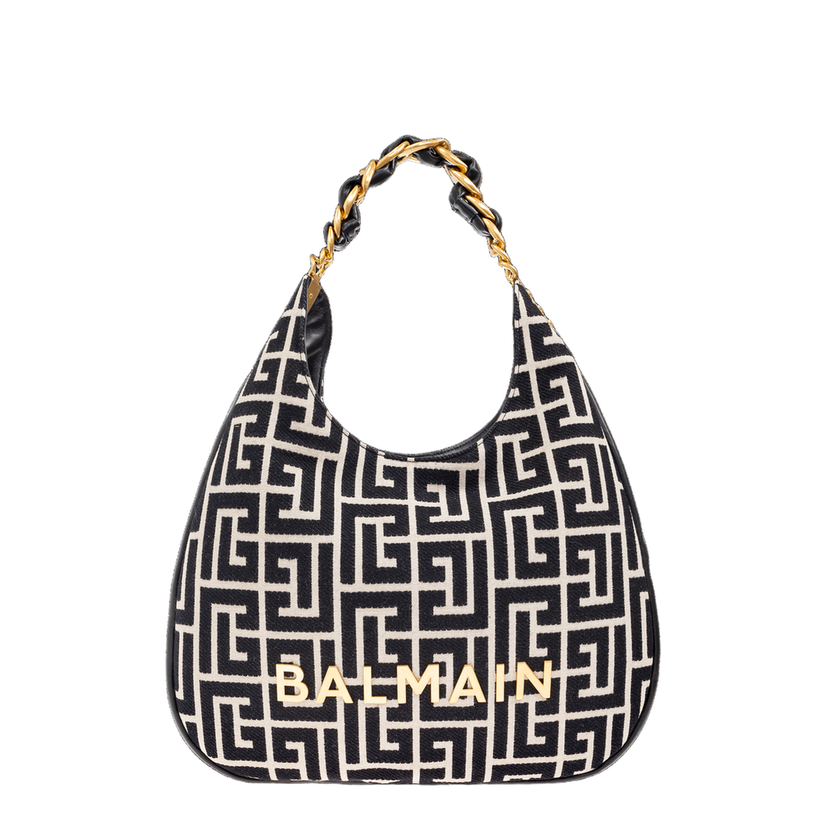 1945 Soft Hobo Large Monogrammed Jacquard Tote Bag