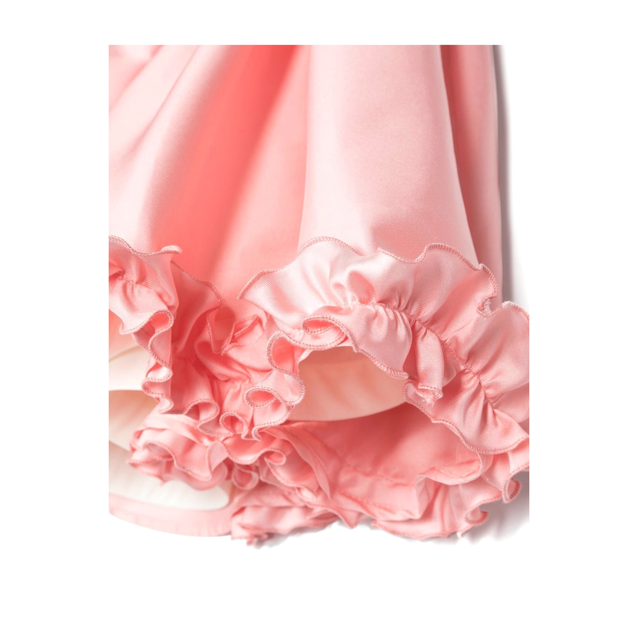 MAYFEYR - MIMISOL - Ruffled Satin Dress - MFAB553KTS0573PNK