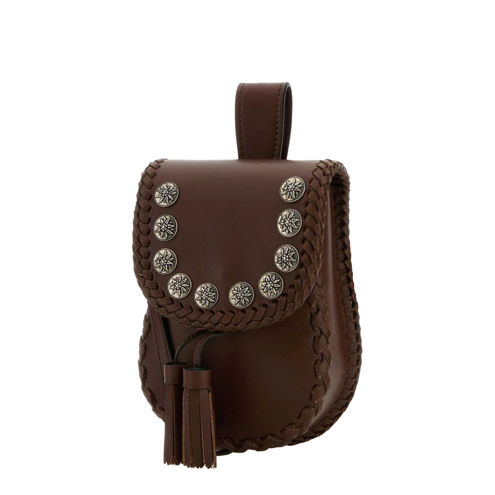 Brown Leather Crossbody Bag