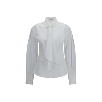 MAYFEYR - Brunello Cucinelli - Cotton Blend Shirt With Tie - MP091M3A46C159