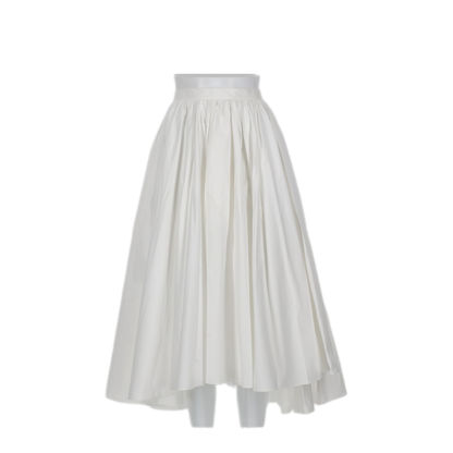 MAYFEYR - Self Portrait - Midi Cotton Skirt - AC26033MSKWWHITE