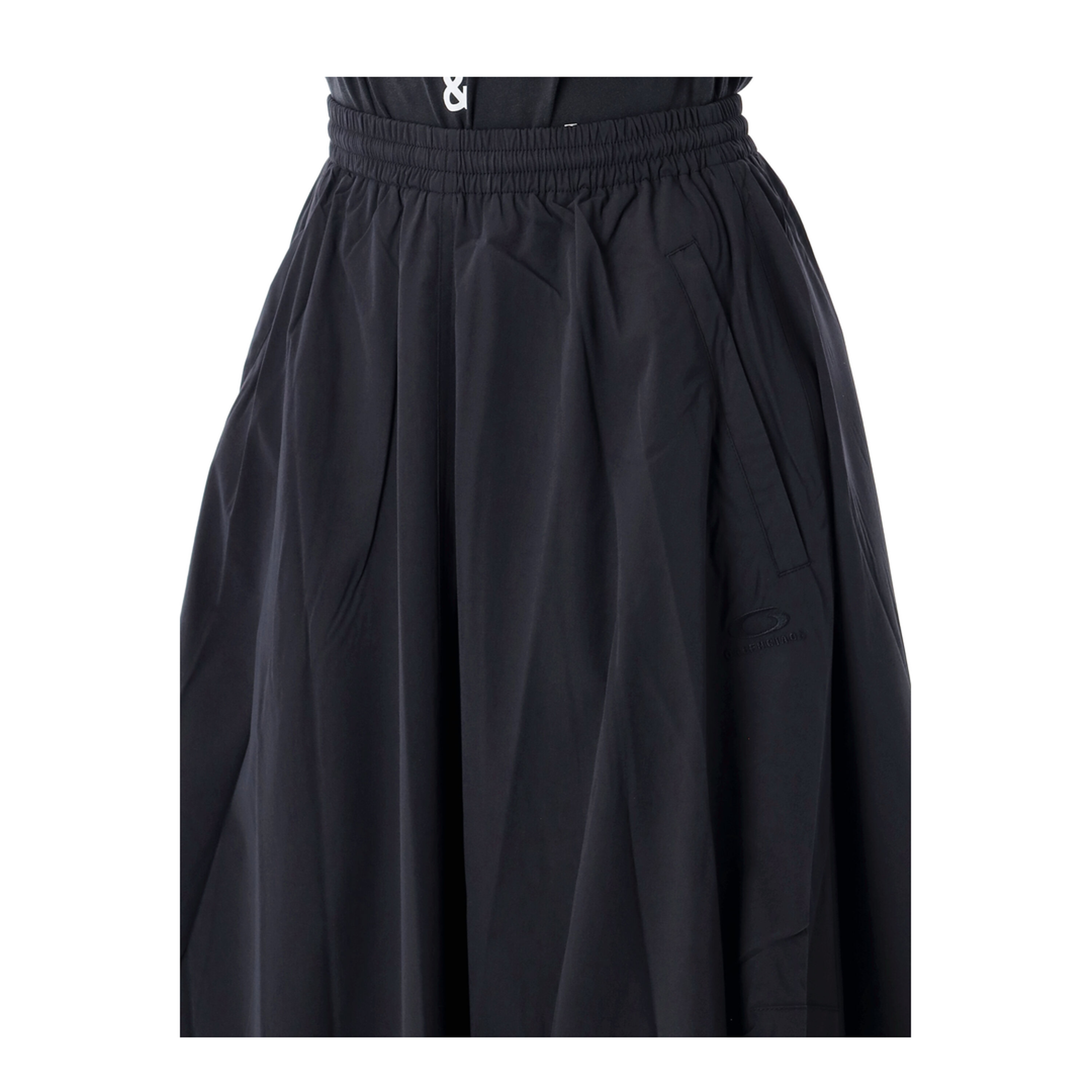 Tracksuit Skirt Long Skirt Black