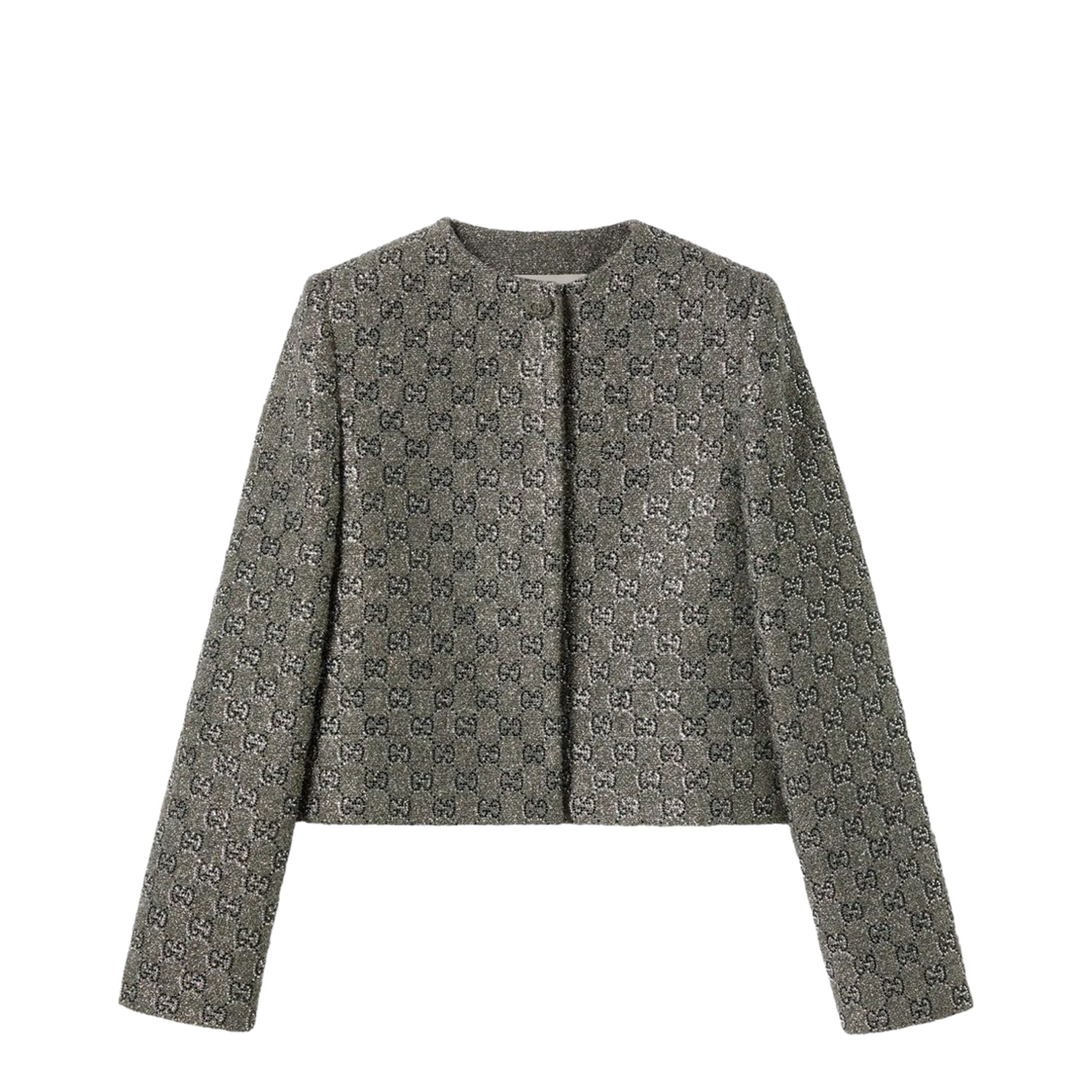 Embroidered Wool Tweed Jacket