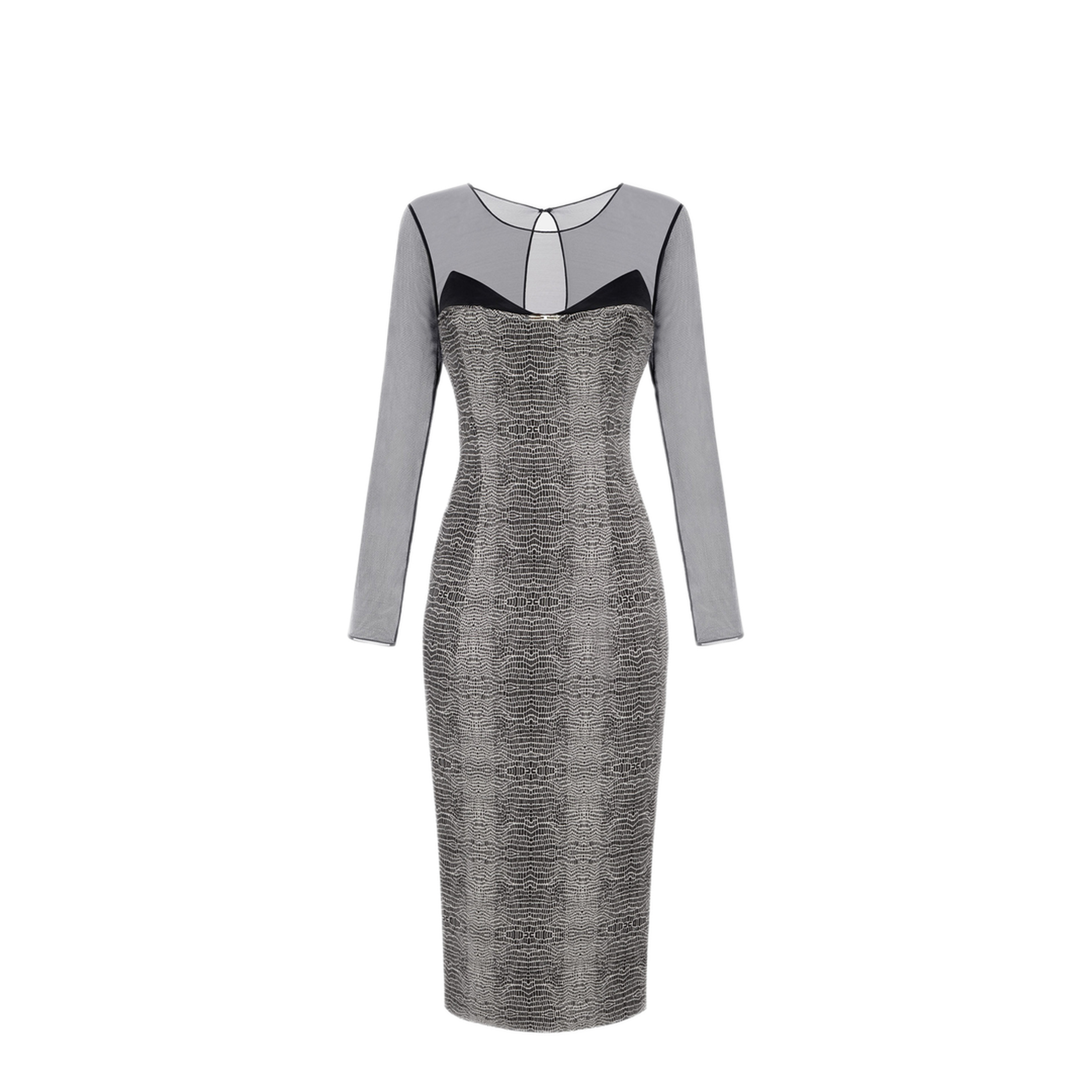 MAYFEYR - Elisabetta Franchi - Black Dress - GO14157E2V390
