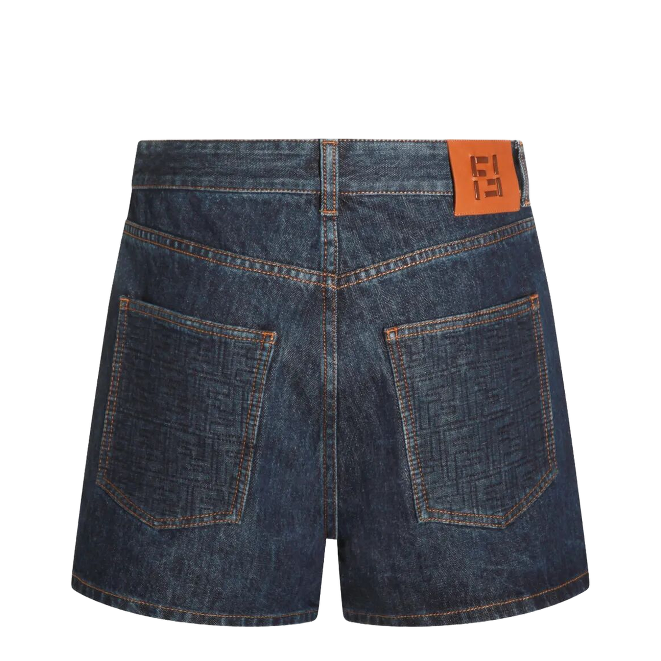 MAYFEYR - Fendi - Flared Denim Shorts With Quilted Motif - FLP861AW82