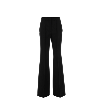 Wool Flared Trousers