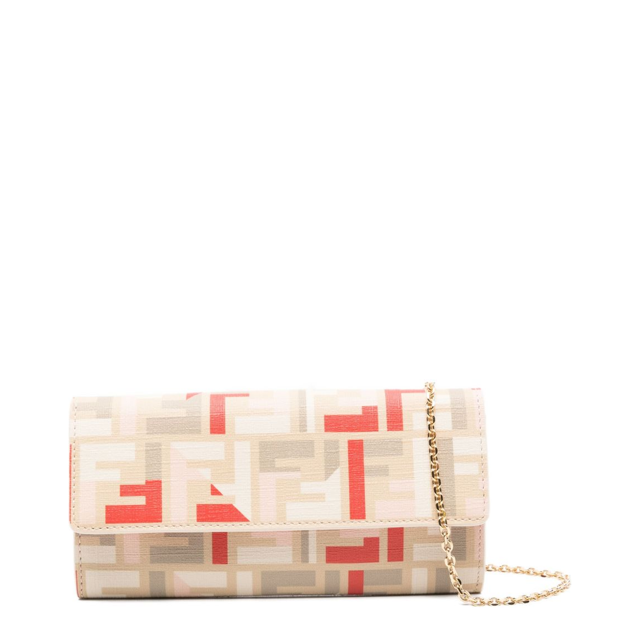 Roma Continental With Chain Fabric Beige