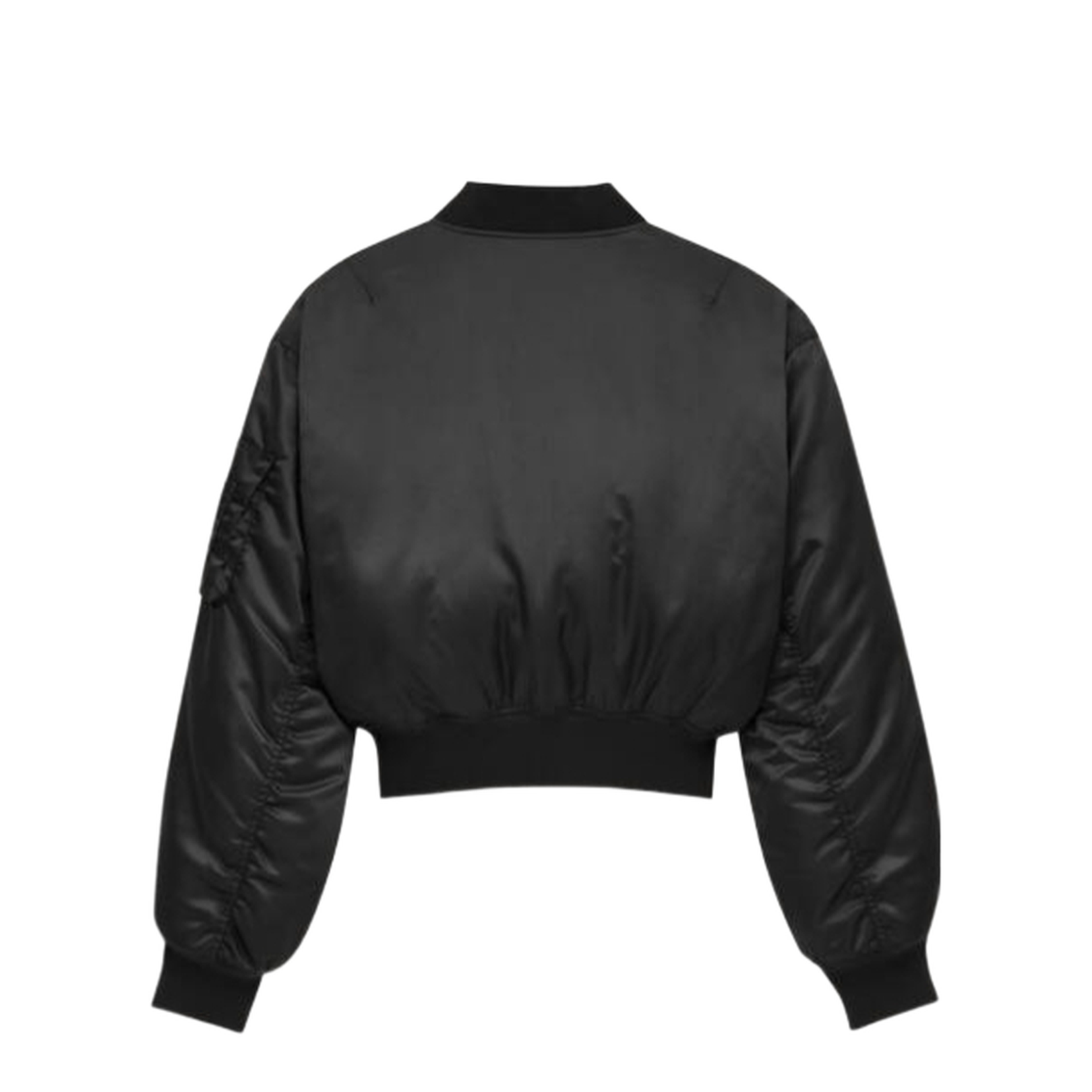 Bomber Jacket in Water-Repellent Nylon Serge