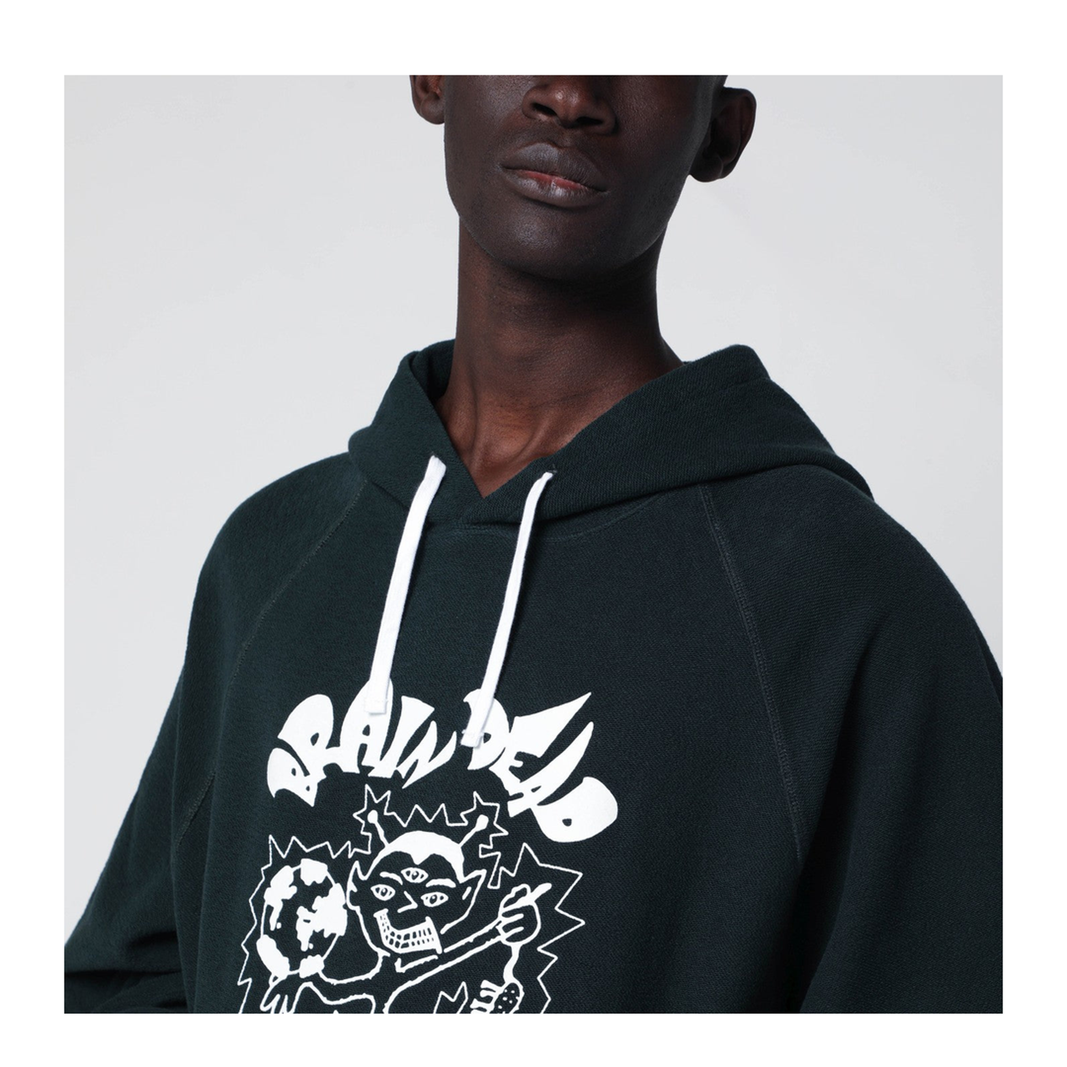 MAYFEYR - Brain Dead - Forest Green Hoodie - BDF25TO90045COFG