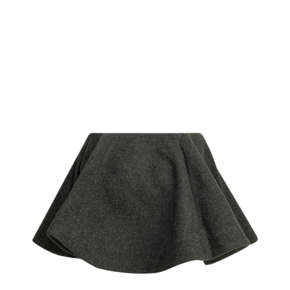 MAYFEYR - Ganni - Flared Wool Miniskirt - A1090302252