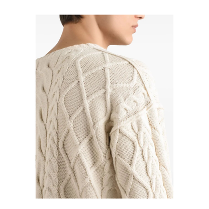 MAYFEYR - Dolce & Gabbana - Oversized Pullover With Interwoven Pattern - GXX37ZJGMFLA3791