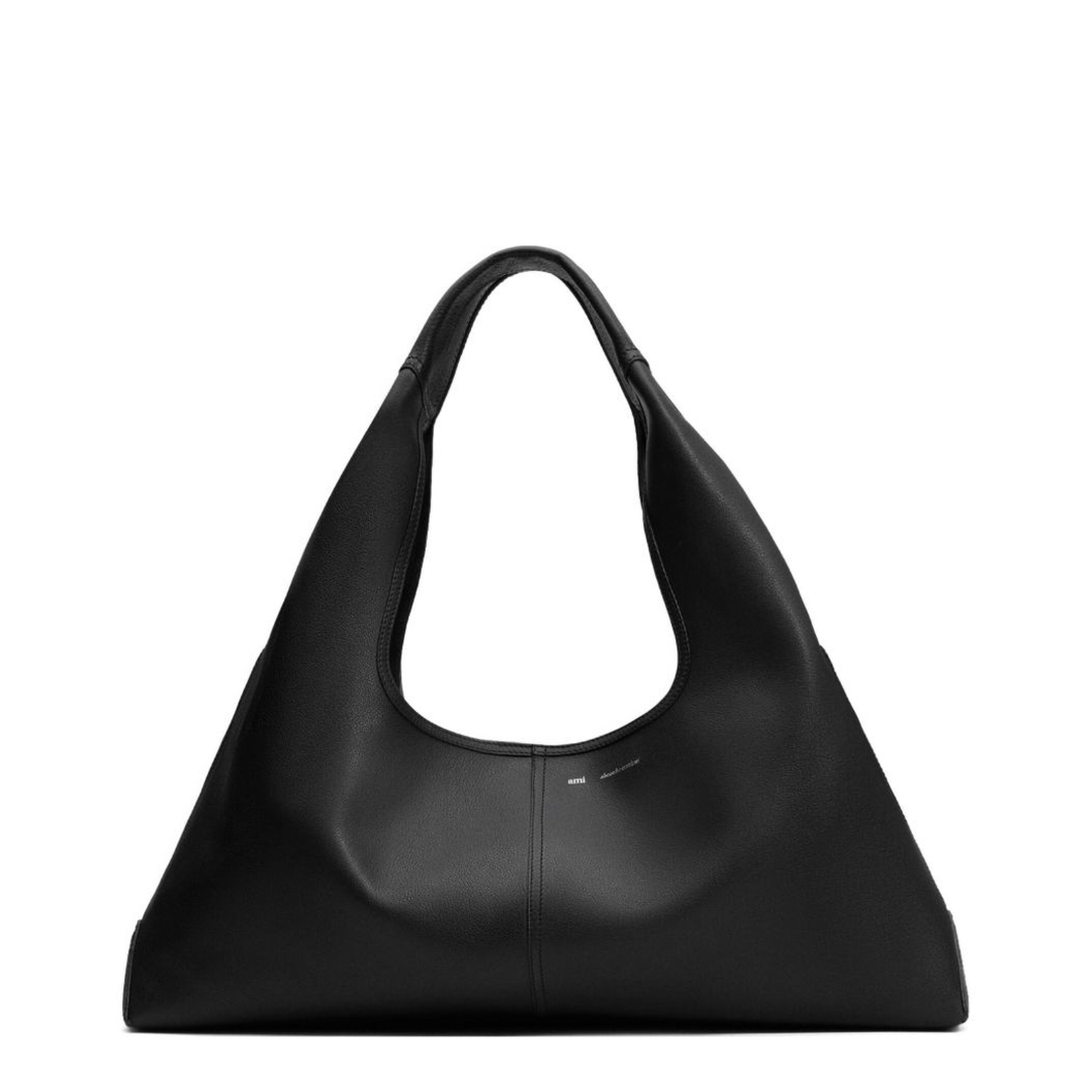 Black Supple Leather Etienne Shoulder Bag