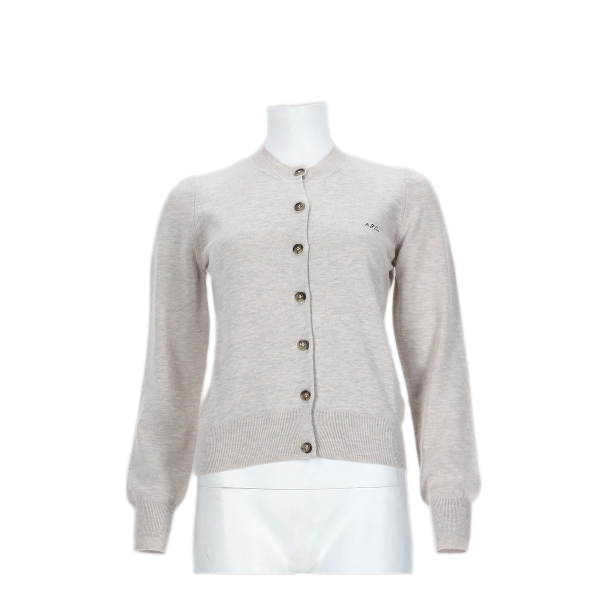 Melange Grey Wool Blend Rosa Cardigan