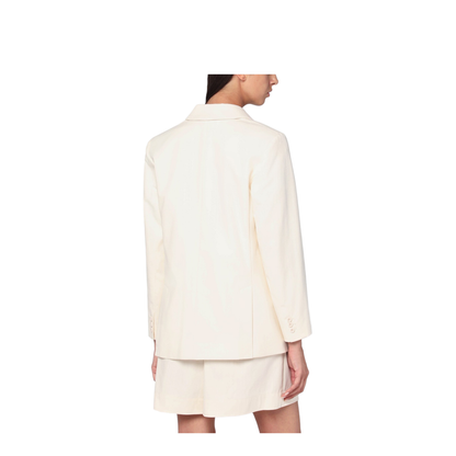 MAYFEYR - A.P.C. - Double-Breasted Jacket In Ecru Cotton - COHFU-F03212COAAD