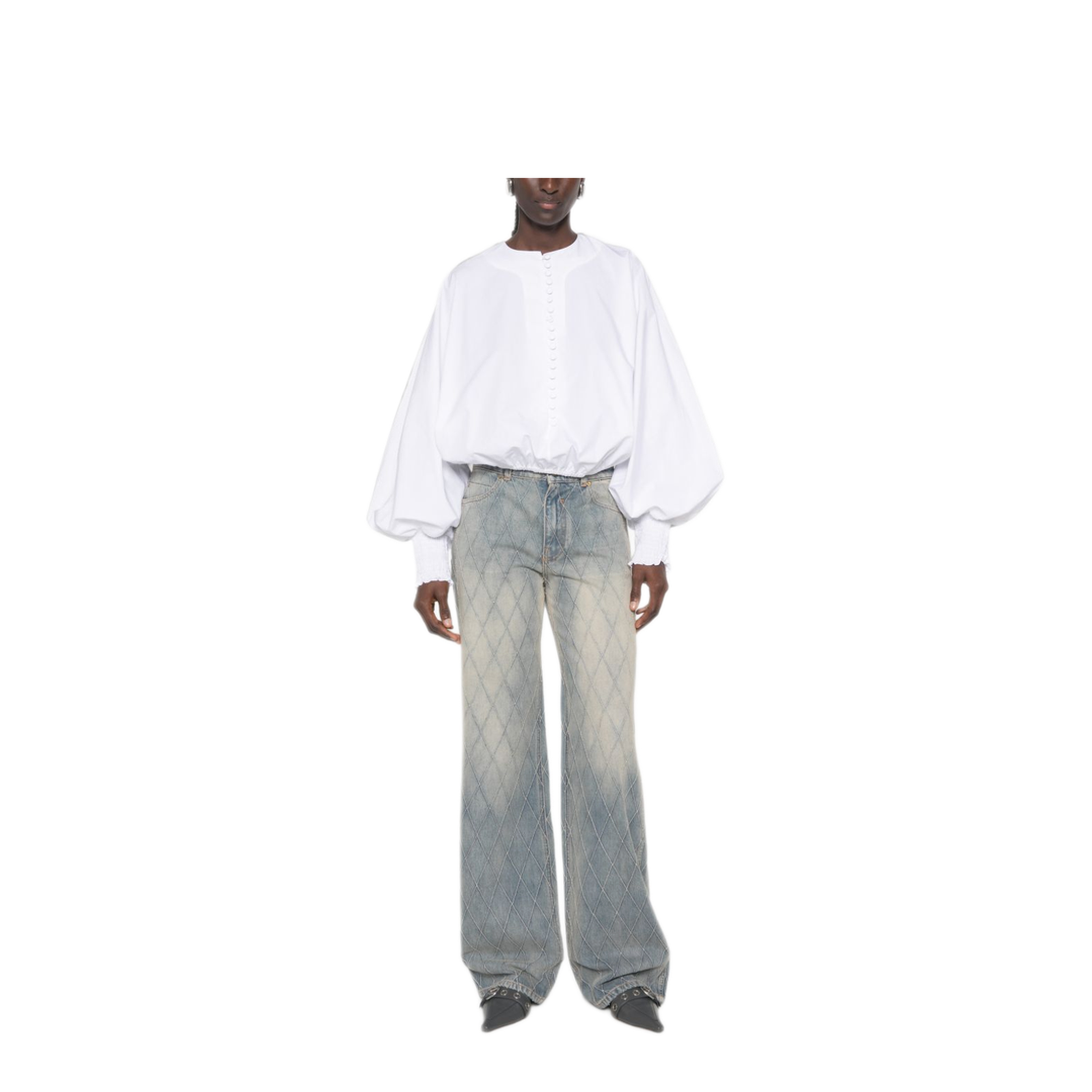 MAYFEYR - Balmain - Jeans Light Blue - HF1MI052DF796FC