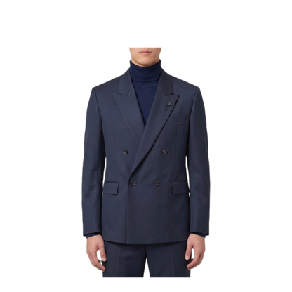 MAYFEYR - Lardini - Dark Blue Feeling Double Breasted Jacket - AC5810EACIF67442850